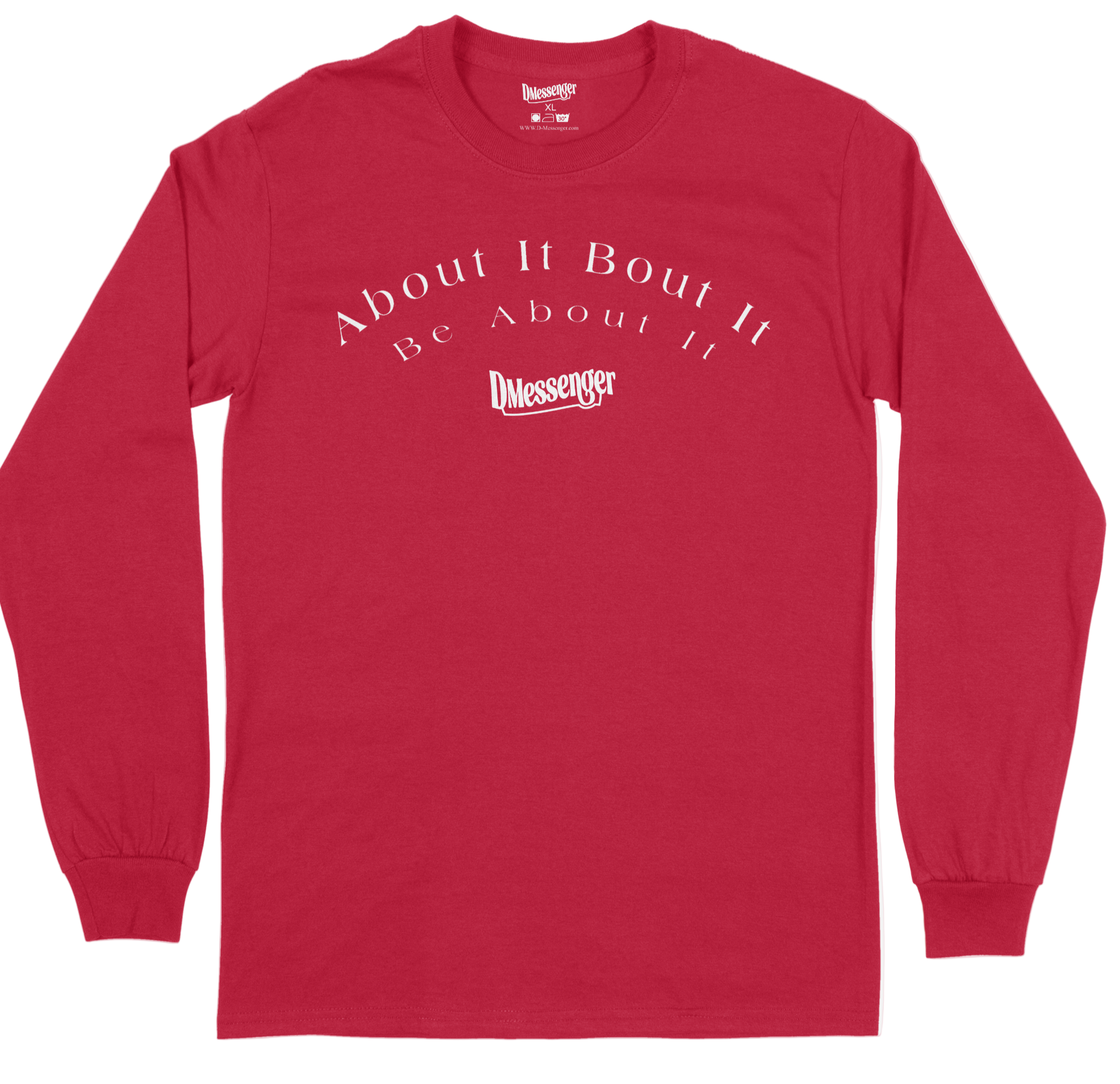 BE ABOUT IT (WHITE PRINT)