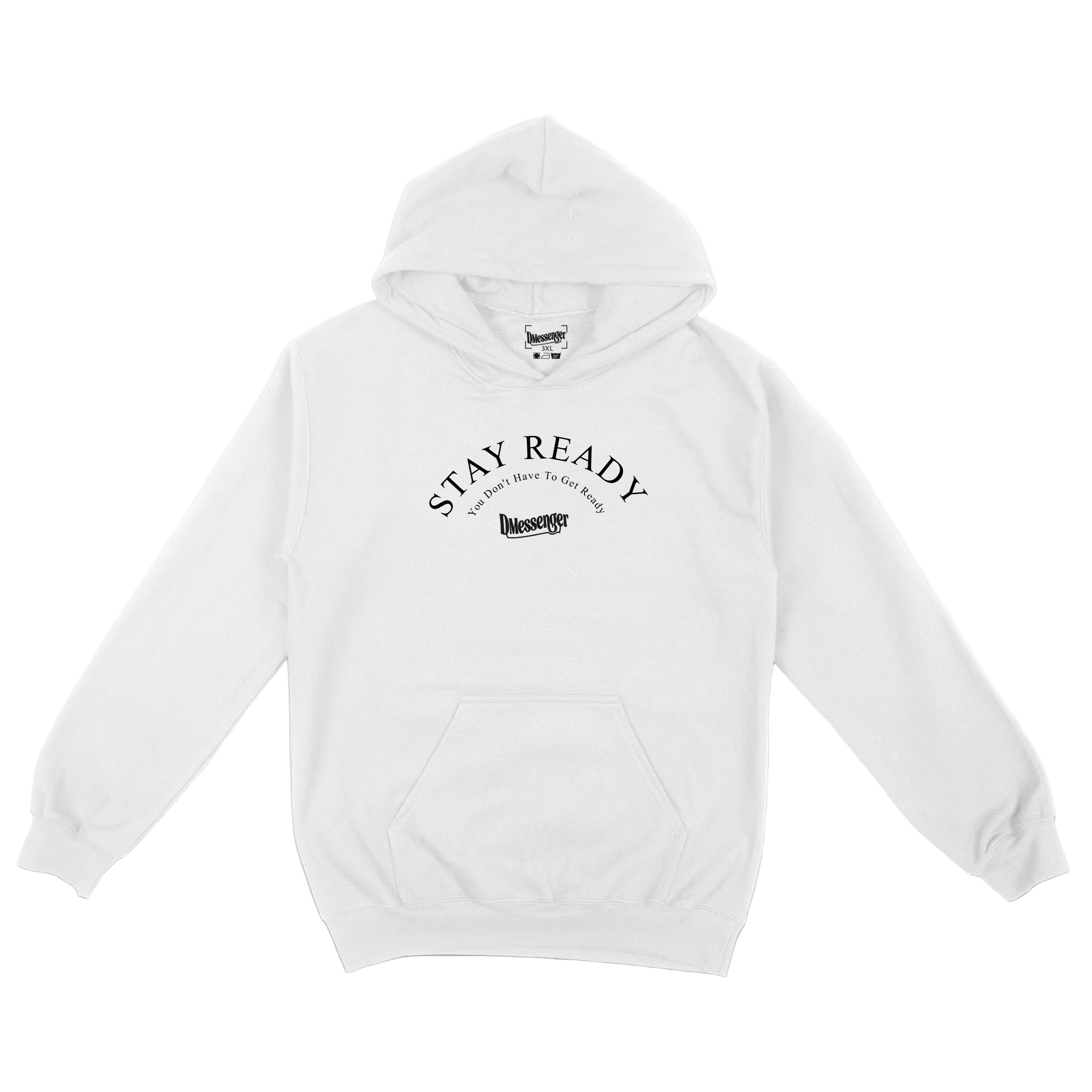 STAY READY HOODIE (BLACK PRINT)