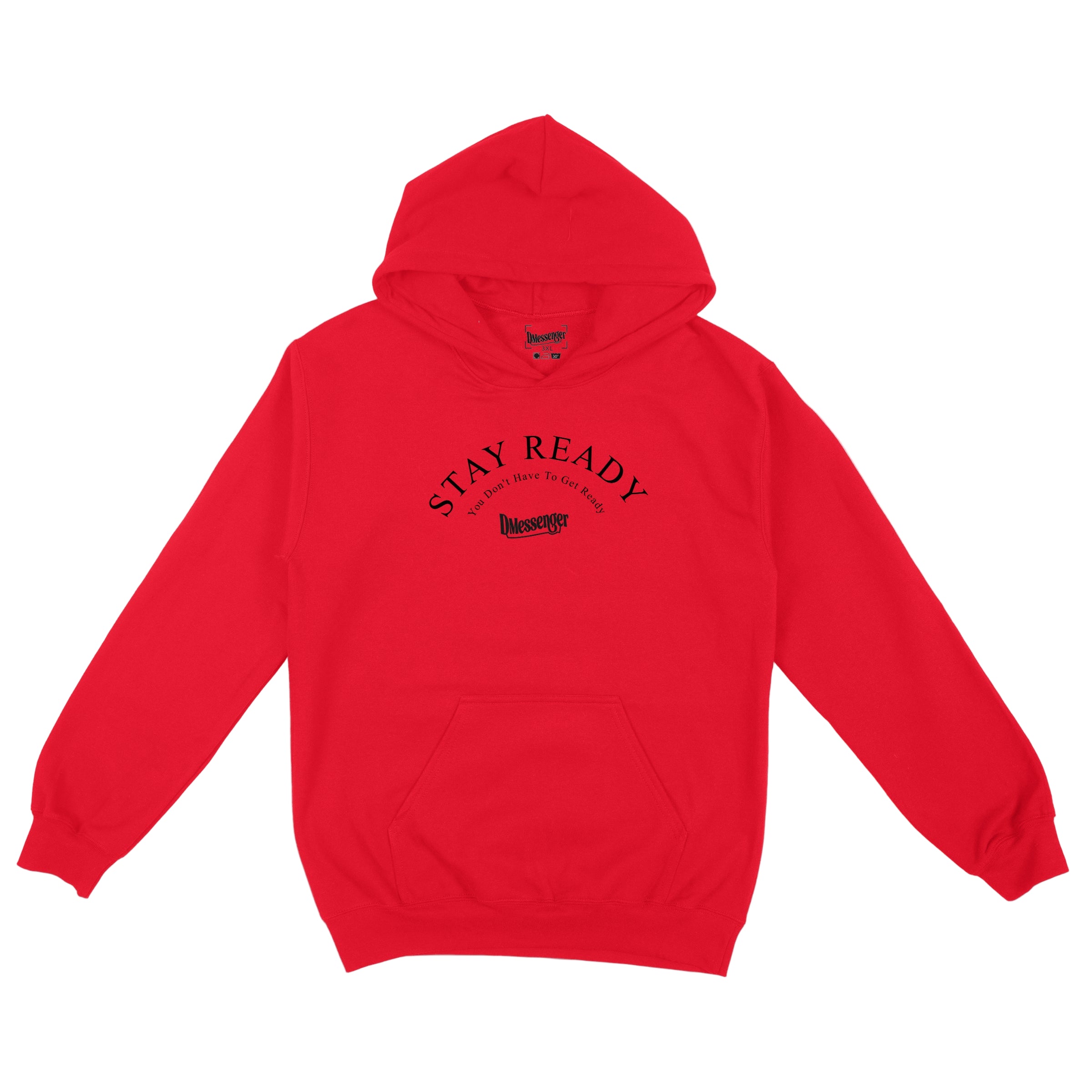 STAY READY HOODIE (BLACK PRINT)